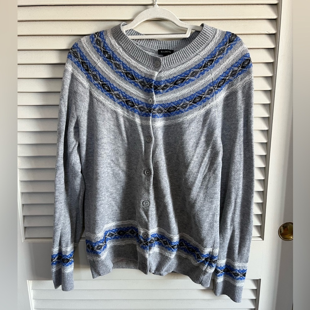 Talbots Cardigan Sweater, women’s, size large
